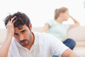 a couple that just had an argument.